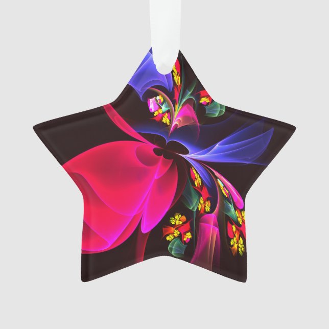 Modernes, farbenfrohes Abstraktes Kunstmuster #06 Ornament (Vorderseite)