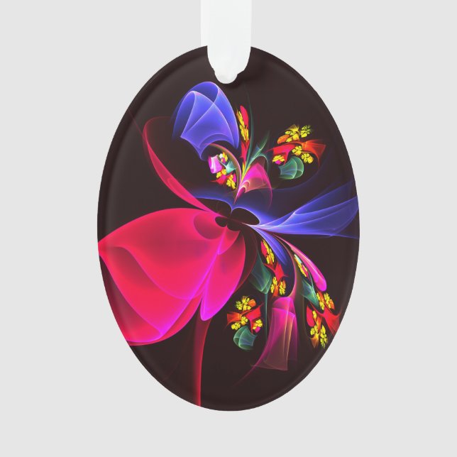 Modernes, farbenfrohes Abstraktes Kunstmuster #06 Ornament (Vorderseite)