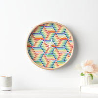 Modernes, farbenfrohes Regenbogenkuppelmuster