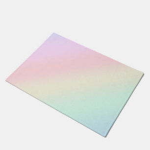 Modernes farbiges Gefälle Wasserfarbe Regenbogen Fußmatte