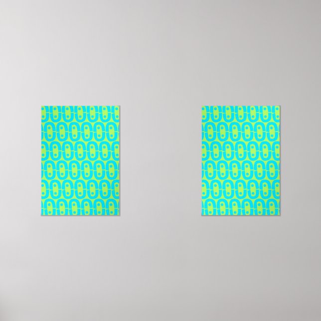 modernes farbiges Muster Bilderwand Sets (Vorderseite)