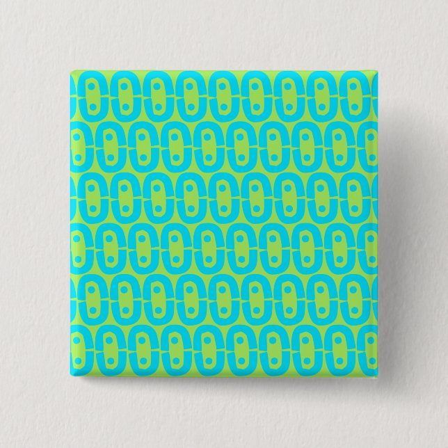 modernes farbiges Muster Button (Vorderseite)