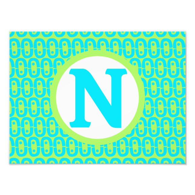 modernes farbiges Muster Fotodruck (Vorne)