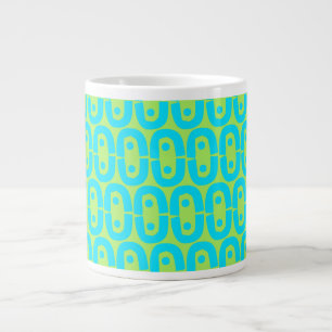 modernes farbiges Muster Jumbo-Tasse