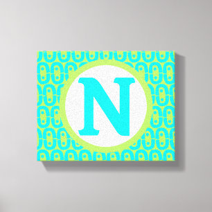 modernes farbiges Muster Leinwanddruck