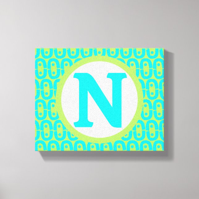 modernes farbiges Muster Leinwanddruck (Vorderseite)