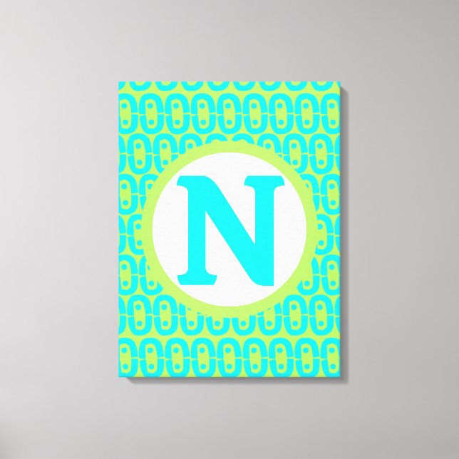 modernes farbiges Muster Leinwanddruck (Vorderseite)