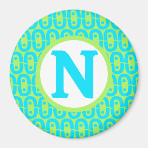 modernes farbiges Muster Magnet