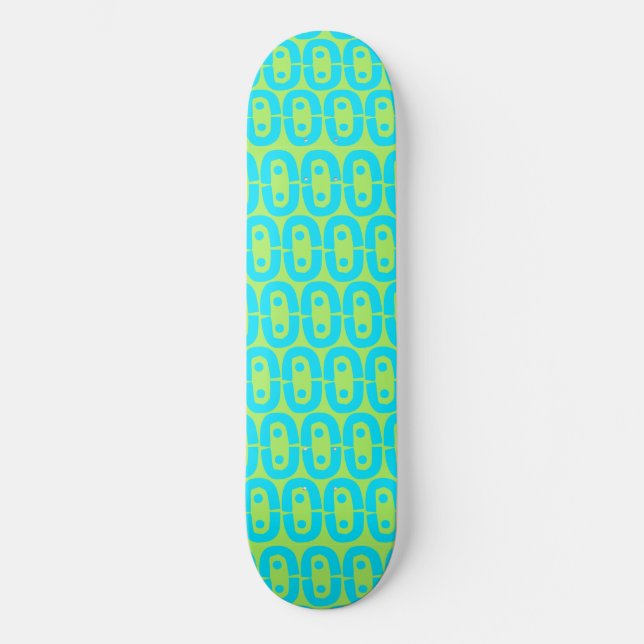 modernes farbiges Muster Skateboard (Vorderseite)