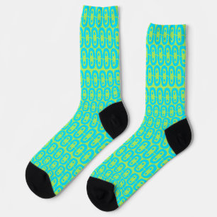 modernes farbiges Muster Socken