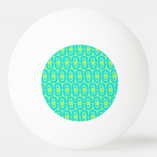 modernes farbiges Muster Tischtennisball (Vorderseite)