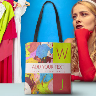 Modernes, feines, elegantes Monogramm Abstrakt Art