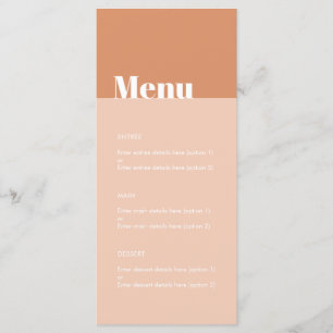 Modernes, feines Tan & Blush Wüste Boho Wedding Me Programm