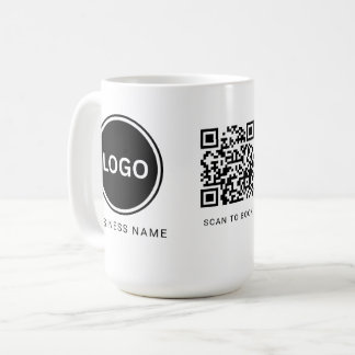 Modernes Firmenlogo Kaffeetasse