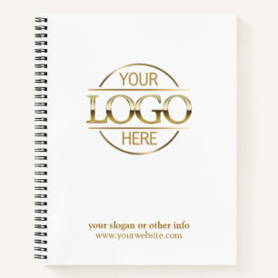 Modernes Firmenlogo Werbegeschenk Notizbuch