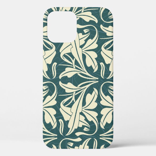 Modernes Floral: Stilvolles Design. Case-Mate iPhone Hülle (Rückseite)