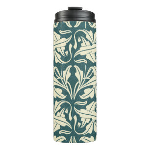 Modernes Floral: Stilvolles Design. Thermosbecher