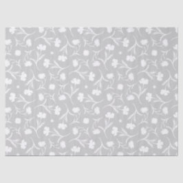 Modernes, florales Muster Chic Elegantes Niedlich  Seidenpapier