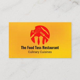 Modernes Food-Logo Kulinarik Restaurant Visitenkarte