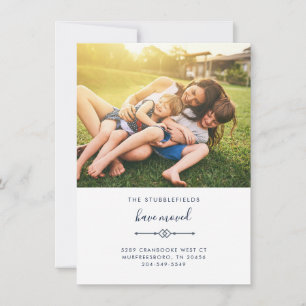 Modernes Foto - Ankündigung zur Adressentwicklung