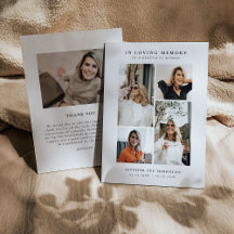 Modernes Foto Collage Beileid