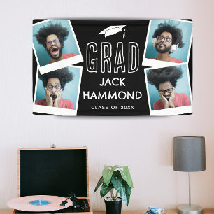 Modernes Foto Collage Graduate Banner
