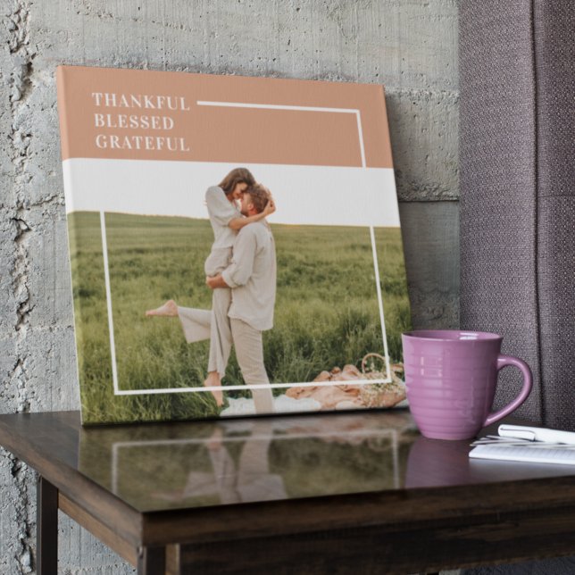 Modernes Foto | Dankbar gesegnet dankbar Leinwanddruck (Von Creator hochgeladen)