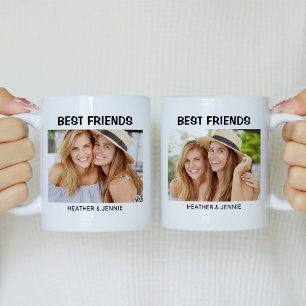 Modernes Foto der besten Freunde Kaffeetasse