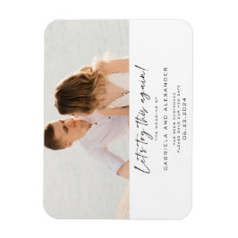 Modernes Foto der Kalligraphie Magnet