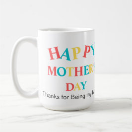 Modernes Foto des Happy Mothers Day Kaffeetasse