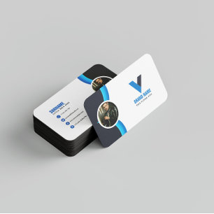 Modernes Foto Elegant Visitenkarte