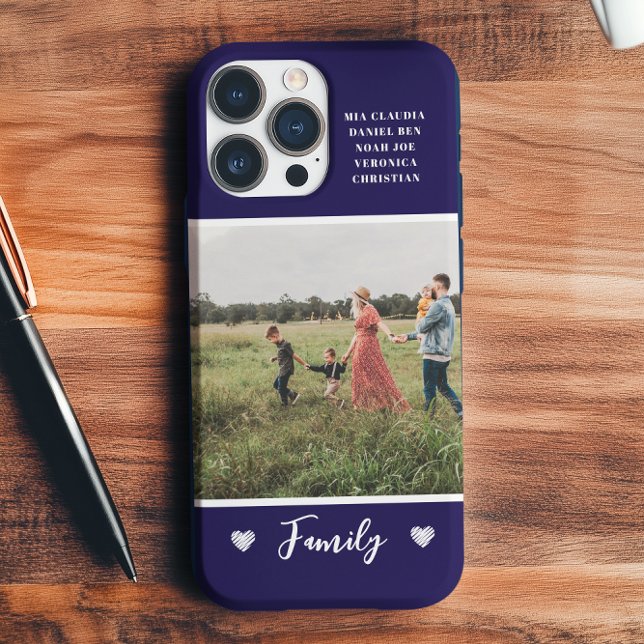 Modernes Foto farbenfroh blaue Navy Case-Mate iPhone Hülle (Von Creator hochgeladen)