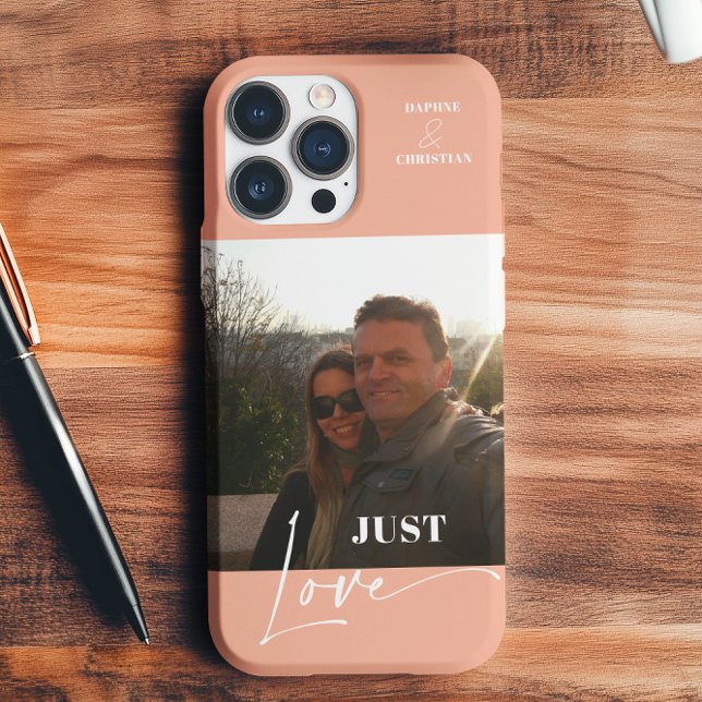 Modernes Foto - farbenfrohe Pfirsich Case-Mate iPhone Hülle (Von Creator hochgeladen)