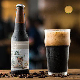 Modernes Foto | Freude gesegnet Bierflaschenetikett