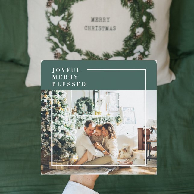 Modernes Foto | Freude gesegnet | Grün (Von Creator hochgeladen)