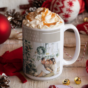 Modernes Foto Freude gesegnet Kaffeetasse