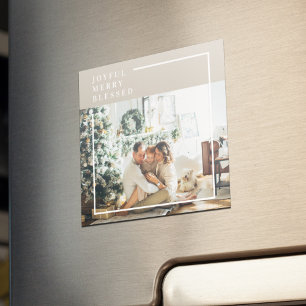 Modernes Foto   Freude gesegnet Magnet