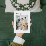 Modernes Foto | Frohe Weihnachten<br><div class="desc">Modernes Foto | Frohe Weihnachten</div>