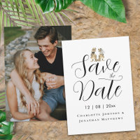 Modernes Foto Funny Dinosaur Hochzeit