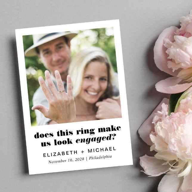 Modernes Foto Funny Save The Date (Von Creator hochgeladen)