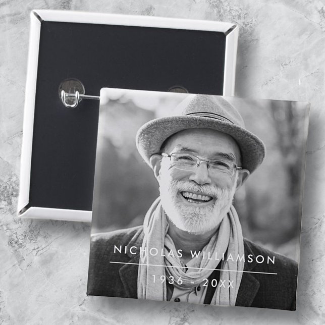 Modernes Foto für einfache Gedenkstätten Button (Von Creator hochgeladen)