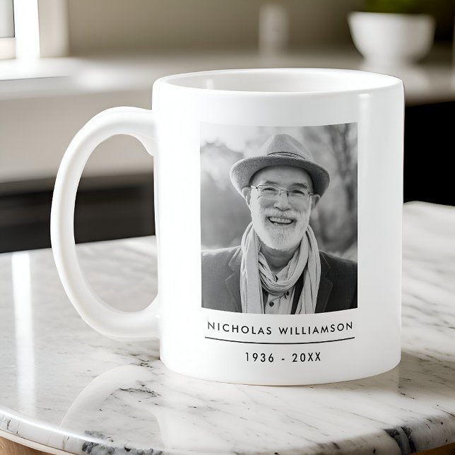 Modernes Foto für einfache Gedenkstätten Kaffeetasse (Von Creator hochgeladen)