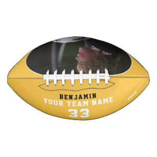 Modernes Foto für gelbe Namen Football