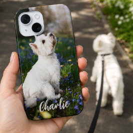 Modernes Foto für Haustiere mit Personalisiertem N Case-Mate iPhone Hülle