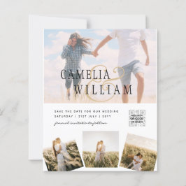 Modernes FOTO für Hochzeitsfeiern - QR