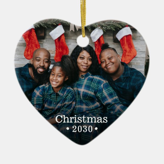 Modernes Foto für moderne und maßgeschneiderte Fam Keramik Ornament (Vorne)