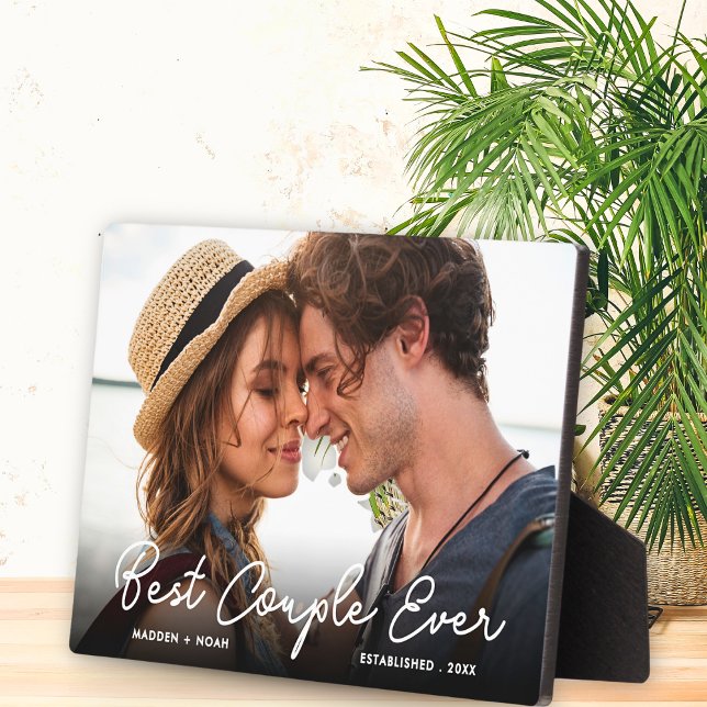 Modernes Foto für Paare Liebe Bestes Paar je Scrip Fotoplatte (Von Creator hochgeladen)