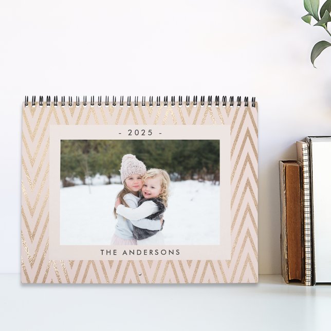 Modernes Foto für Rosa und Gold Kalender (Von Creator hochgeladen)