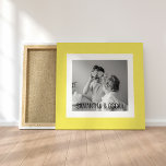 Modernes Foto Gelb Einfach Liebliches Geschenk Leinwanddruck<br><div class="desc">Modernes Foto Gelb Einfach Liebliches Geschenk</div>