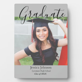 Modernes Foto Graduate Fotoplatte